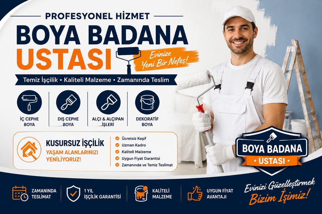 Asarlık boya badana ustası – profesyonel boyacı